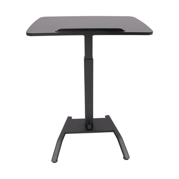 (Clearance Sale!) Standing Lifting Desk Mobile Stand Up Desk Adjustable Rolling Desk Mobile Laptop Stand with Tilt & Height Adjustment Study Desk