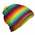 thumbnail image 1 of Fiesta Unisex Beanie, Tribal Culture Zigzags, Hiking Outdoors, Multicolor, by Ambesonne, 1 of 1