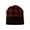 Black / Ture Red, variant on Plaid Knit with Cuff Beanie, Black / True Blue, One Size, 1 Piece