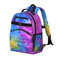 thumbnail image 2 of Colorful Tie Dye Pattern Backpack for School,Cute School Bag,Schoolbag with Adjustable Shoulder Straps & Padded Back,15.25"x11.5"x5.25", 2 of 5