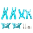 thumbnail image 1 of Placas de choque, Brazo de suspensión, brazos oscilantes delanteros y traseros para WLtoys 1/18 A959 Tomshoo Azul, 1 of 7