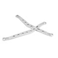 thumbnail image 4 of Enlace de chasis superior delantero/trasero de aleación de aluminio para coche AXIAL Wraith AX90056 RC (plata), 4 of 8