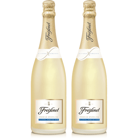 Freixenet Alcohol Removed Non-Alcoholic Sparkling Champagne Wine - Premium Zero Alcohol Elegance for Celebrations | 2 PACK