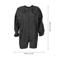 thumbnail image 2 of Toyvian Black Cloth Hairdresser Apron for Salon Haircuts and Household Cooking, 2 of 7