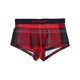 thumbnail image 2 of Papi  Brazilian Cut Plaid and Solid Underwear Trunks (2 Pack) (Men), 2 of 4