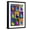 Black Frame, variant on Art.com Nashville, Tennessee - Guitar Pop Art Art Print by Lantern Press, White Frame Wall Art, 17" x 23"