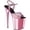 Bright Pink Hologram/Bright Pink Chrome Synthetic, variant on Women's Pleaser Flamingo 809HG Ankle Strap Sandal