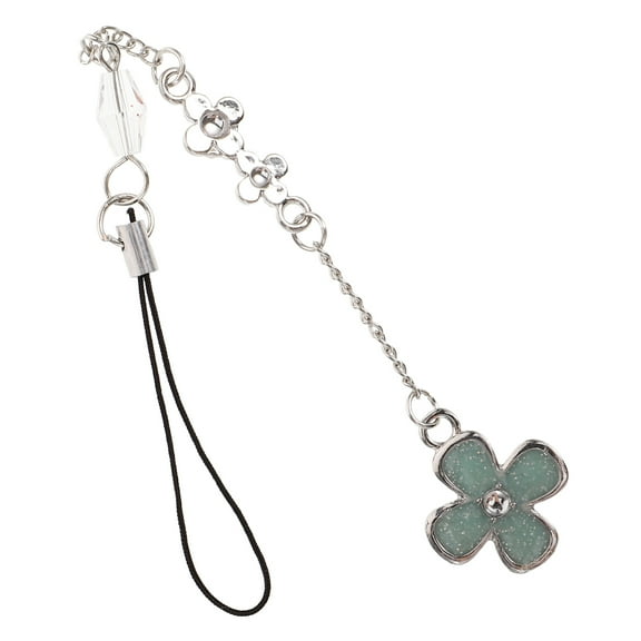 Phone Lanyard Decoration Cellphone Pendant Clover Hanging Charm for Phone Keychain Bags