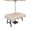 Beige, variant on Square Outdoor Tablecloth with Umbrella Hole Modern Grid Outside Table Cloth Waterproof Patio Table Cover Boho Minimalist Vertical Stripes Beige Zipper Tablecloths for Picnic Party Camping 60x60 Inch