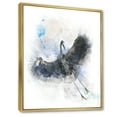 thumbnail image 3 of Designart 'Great Dark Blue Heron Bird Illustration' Farmhouse Framed Canvas Wall Art Print, 3 of 5