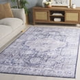 thumbnail image 3 of SAFAVIEH Arizona Rowena Medallion Machine Washable Area Rug, Sage/Grey, 5' x 8', 3 of 13