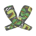 thumbnail image 2 of Yiaed Cartoon Dinosaurs Print Arm Sleeves,Cooling UV Sun Protection Sports Compression for Men/Women, 2 of 6