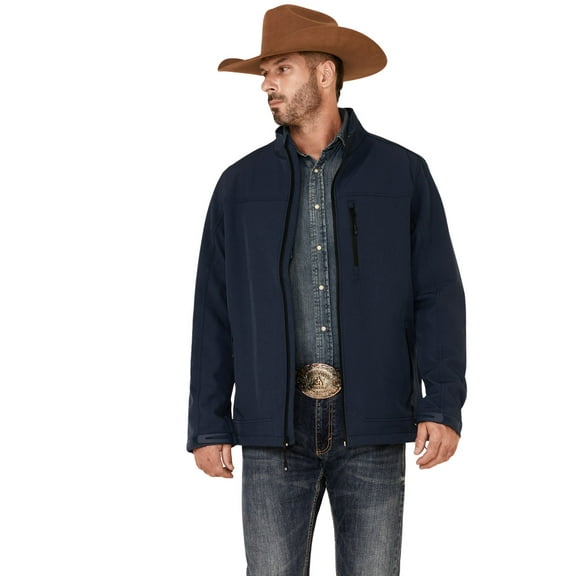 Cody James Men's Core Steamboat Logo Zip-Front Softshell Jacket - CCFA21J6-NVY