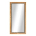 thumbnail image 2 of Rayne Ozark Hardwood Red Oak Beveled Wall Mirror 65.5"x32" Leaning Floor Mirror Natural, 2 of 4