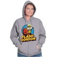 thumbnail image 4 of Flash Gordon Vintage Space Comic Hero Zip Up Hoodie Men's Women's Brisco Brands S, 4 of 6