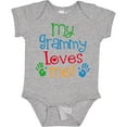 thumbnail image 3 of Inktastic My Grammy Loves Me Boys or Girls Baby Bodysuit, 3 of 5