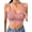 Basic Pink, variant on Women'S Front Rupled Clip Down Back Hook Maternity Wireless Feeding Bra Light Brown M