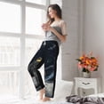 thumbnail image 5 of Bixox Women's Astronaut Standing In The Moon Patterned Pajama Pants Loungewear, 5 of 5
