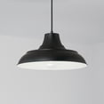 thumbnail image 2 of Capital Lighting 342111MB Jones 1 Light 15 inch Matte Black Pendant Ceiling Light, 2 of 2
