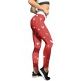 thumbnail image 2 of High Waisted Seamless Leggings for Women Tummy Control, Heart Print Skinny Workout Yoga Gym Pants Full-Lenght, 2 of 7