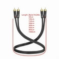 thumbnail image 4 of 30cm-10m 2RCA Male to 2RCA Male Stereo Audio Cable Cord Gold Plated Connectors Wire for Home Theater VCD/DVD Players, 4 of 10