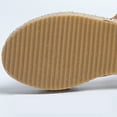 thumbnail image 7 of Zanvin Womens Sandals Clearance Summer Ladies Shoes Slope Heel Thick Soled Straw Woven Metal Buckle Women's Sandals, Brown, 40, 7 of 7