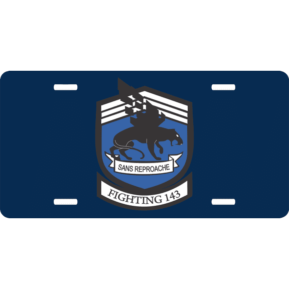 VF-143 Fighting 143 San Reproche License Plate