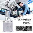 thumbnail image 3 of Daily Mix Store Oil Pan Screw Wrench Five Flower Five Tooth 8m Oil Drain Tool Maintenance Tool Auto and Repair Manual, 3 of 9