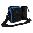 thumbnail image 2 of Riñonera de nailon para hombre y mujer, riñonera con soporte para botella, riñonera para el pecho, bandolera, accesorios para deportes al aire libre, Azul Macarena Paquete de cintura con cremallera, 2 of 8