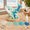 Whale, variant on Sea Glass 3D Art Kit, DIY Snowman Mosaic Craft for Christmas Tabletop Home Decor, 8 in Seasonal Craft Project for Adults
