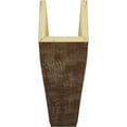 thumbnail image 3 of Ekena Millwork 6"W x 10"H x 16'L 3-Sided (U-beam) Sandblasted Endurathane Faux Wood Ceiling Beam, Vintage Mahogany, 3 of 12
