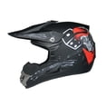 thumbnail image 1 of Casco de bicicleta Sharpla cara completa transpirable absorción de golpes Esqueleto rojo negro, 1 of 8
