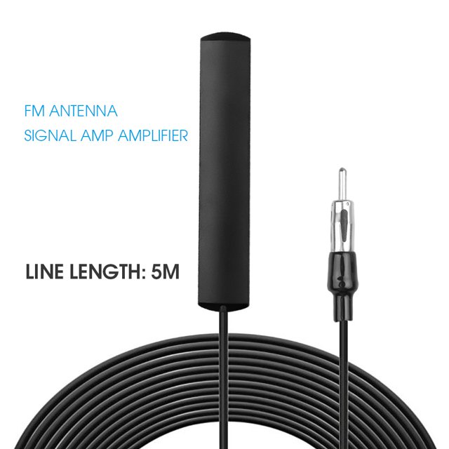 Coche FM Antena Parabrisas Oculto Radio Antena Estéreo Coche Coche Audio Camión ACTIVE Biensenido a ACTIVE