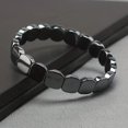 thumbnail image 3 of ARVOV Hematite Bracelet for Men, Natural Stone Beads, Stretch Fit, Black Beaded Bracelet, Men's Jewelry with Masculine Energy-Inspired Style for Daily Wear, Layering and Thoughtful Gifts, 3 of 7