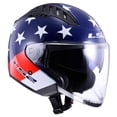 thumbnail image 1 of Casco LS2 Copter Abierto Rojo Blanco Azul 2XL, 1 of 7