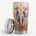 thumbnail image 3 of Personalized Elephant Tumbler Safari 20oz 30oz Tumblers with Lid Gift for Mommy Mama Mother Christmas Birthday Mothers Day, 3 of 7