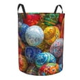 thumbnail image 2 of Balery Easter Eggs Round Laundry Basket with Handles Waterproof Freestanding Laundry Hamper for Clothes Toys in the Dorm and Family-Medium, 2 of 8
