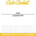 thumbnail image 5 of CUB CADET 02000103P Pto Belt A Sec X Z Force 44 ENFORCER 18 15 OCC-02000103, 5 of 8