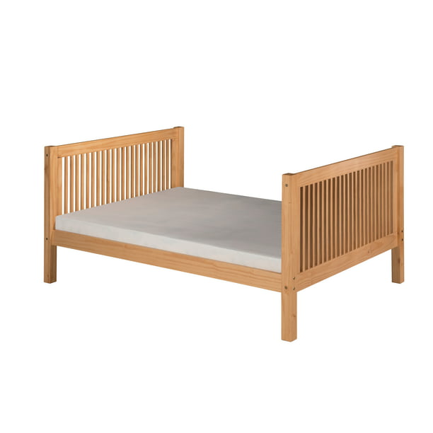 Camaflexi Full Size Tall Platform Bed, Full Size Mission Style Headboard
