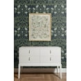 thumbnail image 3 of NextWall Stenciled Floral Peel and Stick Wallpaper (Navy & Sage), 3 of 9