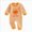 A109-Orange, variant on KJameas Baby Boys Girls Romper Cutest Pumpkin Graphic Striped