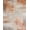 Gray Burnt Orange, Pattern 3, variant on ODIKA 5'x7' Washable Area Rug Easy Care, Non-Shedding, Pet Friendly, Abstract Brushstroke Asymmetric Block Interlocking Mid Century for Small Living Room, Bedroom