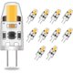 thumbnail image 1 of Led G4 Dimmable Light Bulbs, 2w Equivalent 20w Halogen Lamp, 200lm Warm White Energy Saving Light Bulb, No Flicker, Ac/dc 12-24v, G4 Bi-pin , 360 Beam, 1 of 5