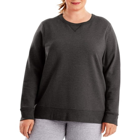 Women's Plus-Size Fleece Sweatshirt