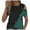 Green, variant on Fesfesfes Short Sleeve Workout Shirts for Women Women's Shirt Fashion Leisure Short Sleeve Strapless Button T-shirt Tops Blouse Workout Tops Women 8(L)