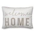 thumbnail image 2 of Creative Products Welcome Home on White 14x20 Indoor / Outdoor Pillow, 2 of 3