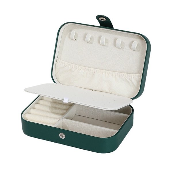 Caja de joyería de gran capacidad Caja de almacenamiento de joyas Caja de botones Caja de regalo