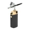 thumbnail image 2 of Aerógrafo portátil de oxígeno para uso facial, inalámbrico, de mano, con carga USB, pulverizador de niebla facial para decoración de tartas, color negro, 2 of 12