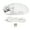 White, variant on Rupoun 2.4G Wireless Mouse Type C Charging RGB Light 5 Level DPI Mouse for Computer Laptop Black (5.51 inches / 14.00 cm)