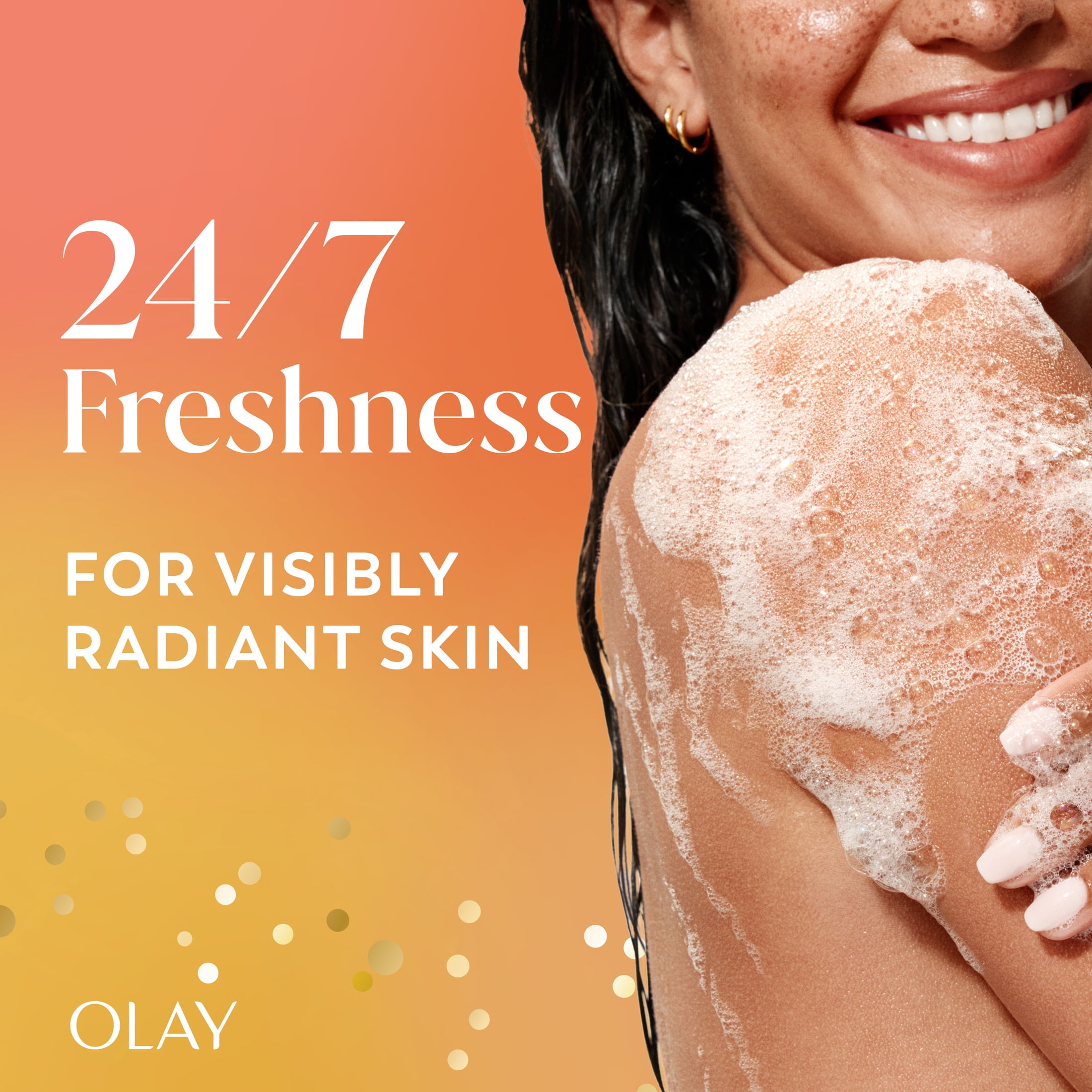 Olay Mango Tango Body Wash with Notes of Mango and Hibiscus, Vitamin B3 and Antioxidant Blend, 22oz